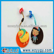 OEM promotional cute pvc cleaner dust plug for cell phone